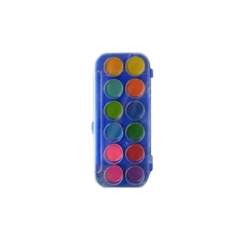 Acuarelas Water Colors, Bandeja con pincel