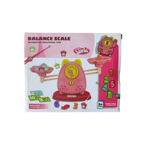 Bascula Oso con juego de pesca