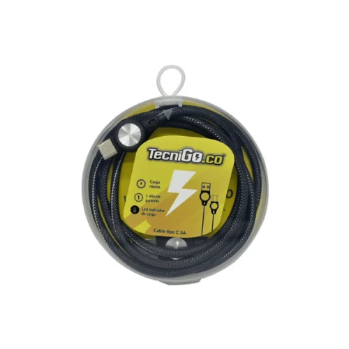 Cable Usb-Tipo C 3A Negro TECNIGO