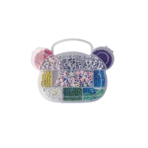 Set para hacer pulseras en caja de Oso
